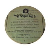 Pair of Vintage Maud Tousley Round Baby Print Wall Hangings (5")