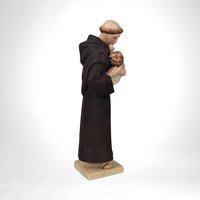 Vintage Goebel Saint Anthony with Jesus Figurine, Repaired