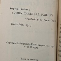 Antique My First Communion Prayer Book