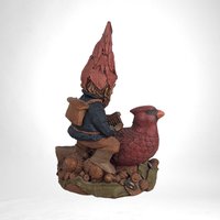 1986 Tom Clark Gnome "Stan" Brushing a Cardinal Figure