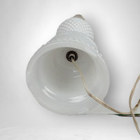 Hobnail Vintage Milk Glass Lamp