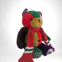 1996 Peef the Patchwork Bear Plush