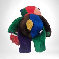 1996 Peef the Patchwork Bear Plush