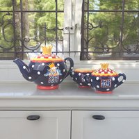 Vintage Mary Englebreit Queen of the Kitchen Tea Set