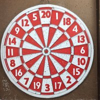 Anheiser Busch Dart Board with Darts