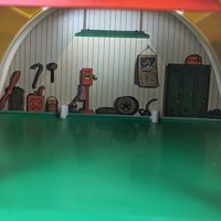 1975 Hasbro Romper Room Weebles Airport Playset