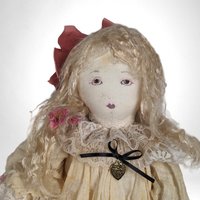 Vintage Handmade Rag Doll