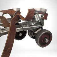 Vintage Hustler Speed King Metal Adjustable Rollerskates