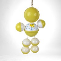 Vintage Sanitoy Plastic Rattle Doll, Crib Toy