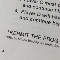 1980 Milton Bradley Kermit the Frog Game