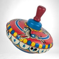 Vintage Ohio Art Metal Spinning Top