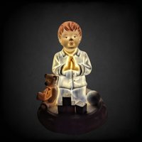 Vintage Praying Boy Porcelain Nightlight