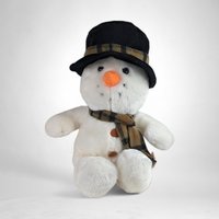 Vintage Russ Snowflake Plush Snowman