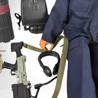 1990s Hasbro GI Joe Action Figure in Blue Outfit | Vintage Collectible Toy with Accessories | Missing Arm | Great for Parts or Restoration