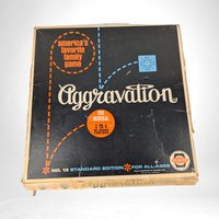 Vintage 1962 Game Co-5 Aggravation Game | Classic Family Board Game | Nostalgic Fun for Game Night | Rare Collectible
