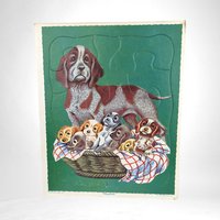 Set of 3 Vintage Playskool Dog Puzzles