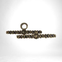 Vintage Brass Bell Pull Hanger Set