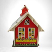 Vintage Fisher-Price Schoolhouse 923 | Nostalgic Playset with Flaws | 70s Toy |  Restoration Project