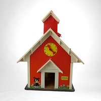 Vintage Fisher-Price Schoolhouse 923 | Nostalgic Playset with Flaws | 70s Toy |  Restoration Project
