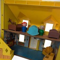 1969 Fisher Price Family Play House with Accessories