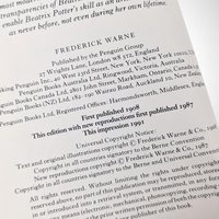 1991 Beatrix Potter The Tale of Jemima Puddle Duck Small Softcover Book, Softcover