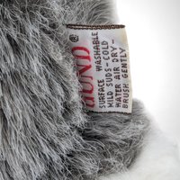 1993 Gund Gray and White Plush Bunny