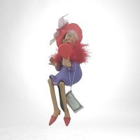 2003 Oh You Doll Marilyn Shelf Sitter, Red Hat Society