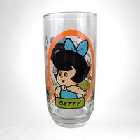 Set of 4 1986 Pizza Hut Flinstones Kids Glasses