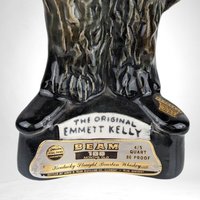 Vintage The Original Emmett Kelly Jim Beam Decanter - Collectible Clown Decanter, Empty Bottle, Nostalgic Barware