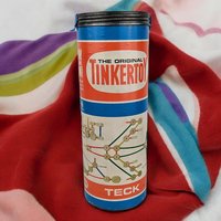 Vintage Tinkertoy Teck Set | Classic Educational Building Toy | Retro Fun for Kids and Collectors