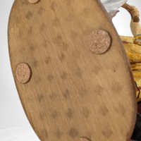 Vintage Resin Clown with Umbrella Figurine (11 3/4”) | Retro Circus Decor | Unique Collectible