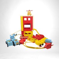 Vintage 1973 Playskool Rescue Center Playset - 470, with Accessories