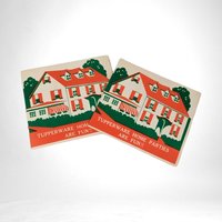 Set of 2 Vintage Tupperware Hostess Party Needle Gifts