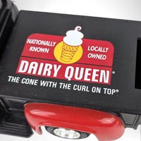 Vintage ERTL Dairy Queen 1956 Ford Truck Bank, Coin Bank, Diecast Truck, Collectible Toy, Americana