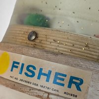Vintage Fisher-Price Corn Popper Push Toy, 1960s Classic Baby Toy, Retro Playroom Decor, Gift for Collector