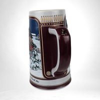 Vintage 1989 Anheuser-Busch Collector Stein "The Hitch on a Winter's Evening" | Beer Stein | Holiday Decor
