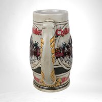 Vintage 1980s Anheuser-Busch Collector Stein with Clydesdales | Beer Stein | Brewery Memorabilia