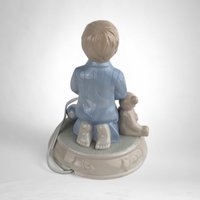 Vintage Praying Boy Porcelain Nightlight