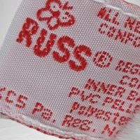 Vintage Russ Snowflake Plush Snowman