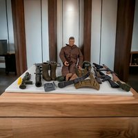 1990s Hasbro GI Joe Action Figure with Accessories