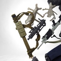 1990s Hasbro GI Joe Action Figure in Blue Outfit | Vintage Collectible Toy with Accessories | Missing Arm | Great for Parts or Restoration