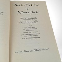 1936 How to Win Friends and Influence People by Dale Carnegie | Vintage Self-Help Book | Timeless Communication Advice
