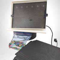 Vintage 1968 Hasbro Lite-Brite - Magic Screen, Glowing Art! - Complete with Extra Papers - Retro Toy