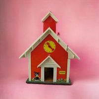 Vintage Fisher-Price Schoolhouse 923 | Nostalgic Playset with Flaws | 70s Toy |  Restoration Project