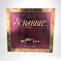 Vintage 50th Anniversary Scrabble Game | Milton Bradley | Turntable | Excellent Condition w/ Word List Book