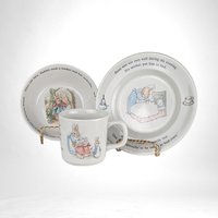 1993 Wedgwood Beatrix Potter Peter Rabbit Nursery Set