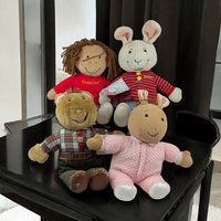 Vintage 1990s Eden Marc Brown Arthur Plush Set | Buster, Francine, Baby Kate, The Brain | Nostalgic Gift