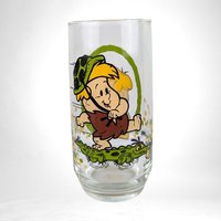 Set of 4 1986 Pizza Hut Flinstones Kids Glasses
