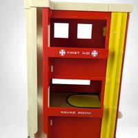 Vintage 1973 Playskool Rescue Center Playset - 470, with Accessories