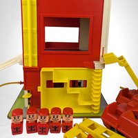 Vintage 1973 Playskool Rescue Center Playset - 470, with Accessories